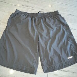 PATAGONIA MENS ULTRA SHORTS HIKING WORKOUT GREY SZ XL ACTIVEWEAR